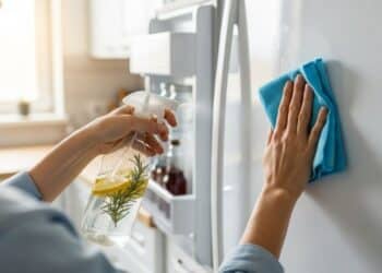 Nem vinagre puro, nem produto forte: veja como limpar geladeira branca sem riscar e manter o brilho por mais tempo