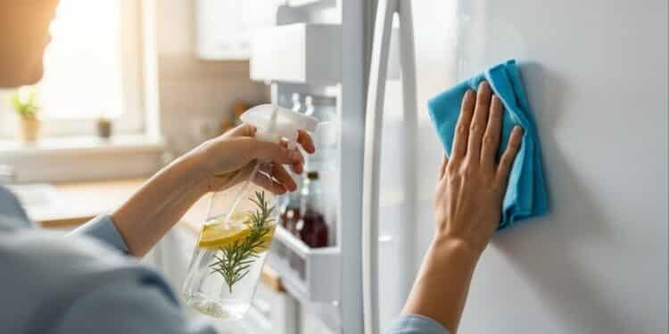 Nem vinagre puro, nem produto forte: veja como limpar geladeira branca sem riscar e manter o brilho por mais tempo