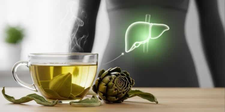 Adeus fígado gorduroso: chá de alcachofra auxilia na desintoxicação e no controle das gorduras