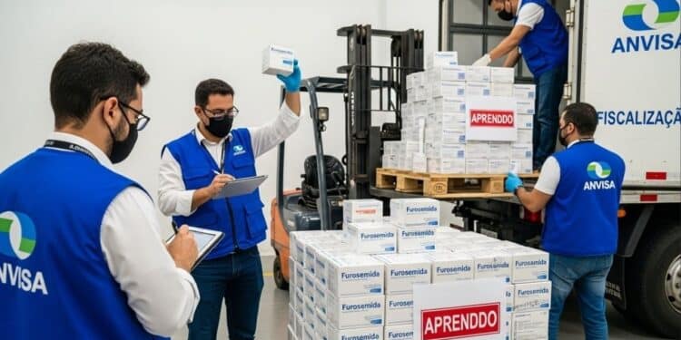 Anvisa determina recolhimento de cinco lotes de furosemida