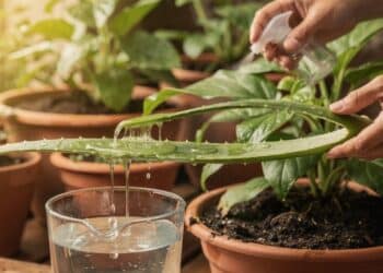 Truque com folha de babosa ajuda a enraizar plantas e proteger o jardim sem produtos químicos