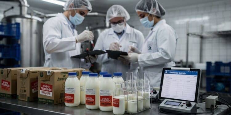 Leite de marca amplamente consumida é retirado do mercado por fraude detectada em ação da Anvisa