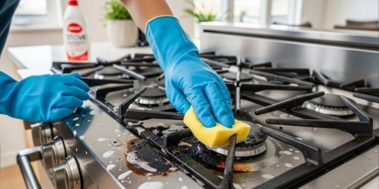 Essa combinação caseira deixa as bocas do fogão limpas, brilhando e livres de crostas pesadas