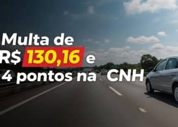 Nova lei que passou a valer em todo o país prevê multa e R$ 130,16 e 4 pontos na CNH