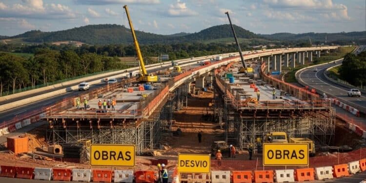 Viaduto de R$ 24 milhões entre GO-020 e GO-536 deve ficar pronto no segundo semestre de 2026