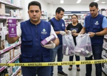Recolhimento e suspensão da Anvisa no alisante My Horizon por falta de registro
