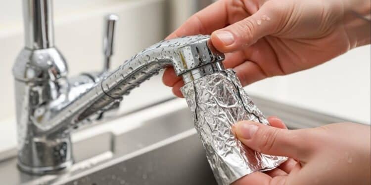 Veja como o papel alumínio pode ajudar a remover o calcário e recuperar o brilho da torneira