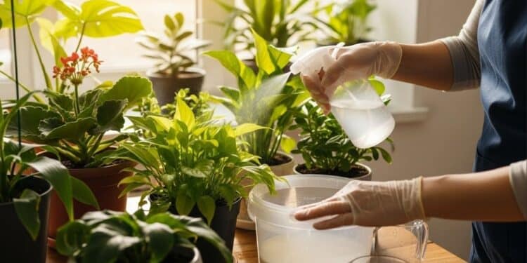 Pare de gastar com adubos caros e use essa mistura simples de leite com água nas plantas