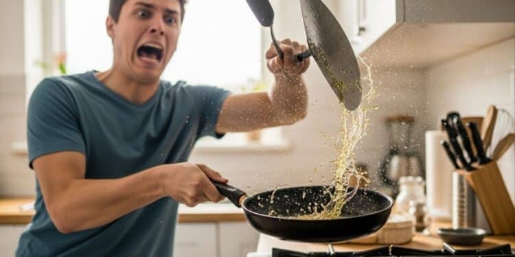 Esse truque simples acabou de vez com o óleo espirrando na cozinha e muita gente não conhece