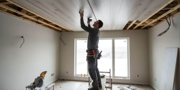 Quanto custa substituir o teto de gesso tradicional por PVC vinílico e renovar o acabamento da casa sem muita bagunça