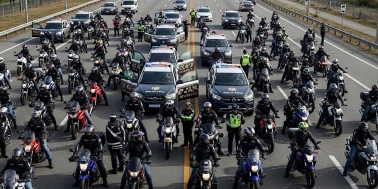 PRF aplica mais de R$ 1 milhão em multas a 500 motociclistas por viagens que não foram permitidas