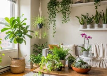 6 plantas para apartamentos pequenos que sobrevivem sem água por semanas