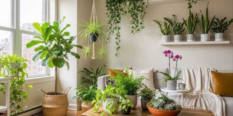 6 plantas para apartamentos pequenos que sobrevivem sem água por semanas
