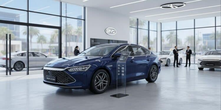 Novo BYD registra patente e promete autonomia de 2.000 km com média de consumo próxima a 34 km/l