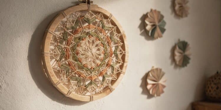 Adeus parede branca e sem graça: essa mandala artesanal é barata, fácil de fazer e tendência forte na decoração em 2026