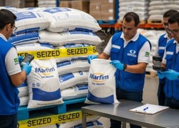 Anvisa recolhe lote de Sal Grosso da marca Marfim por ser reprovado nos testes de analise fiscal