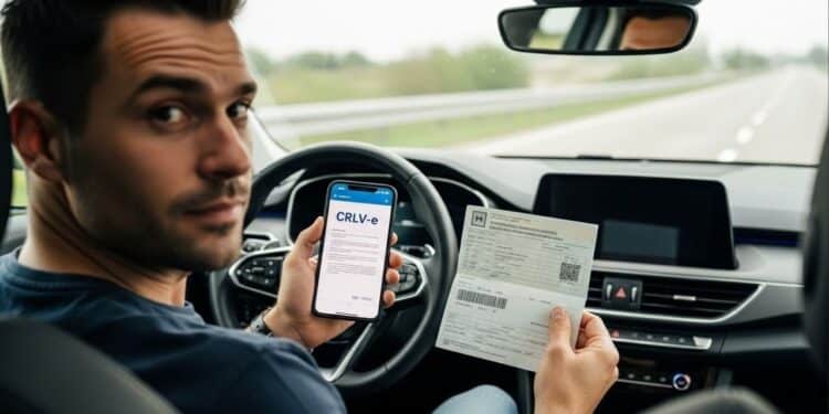 Multa pesada será aplicada a motoristas que circularem sem esses dois documentos obrigatórios por lei em 2026