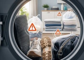 6 itens que parecem inofensivos, mas nunca devem ir na máquina de lavar se você quiser evitar prejuízo e roupas estragadas