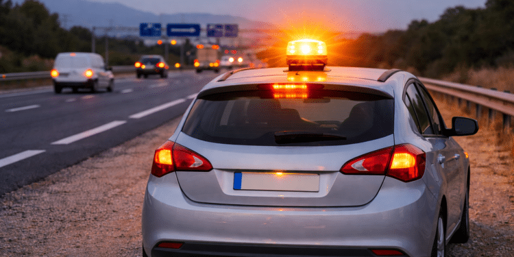 Condutor tinha a luz de emergência V16 que agora é obrigatória e mesmo assim recebeu multa de 200 euros