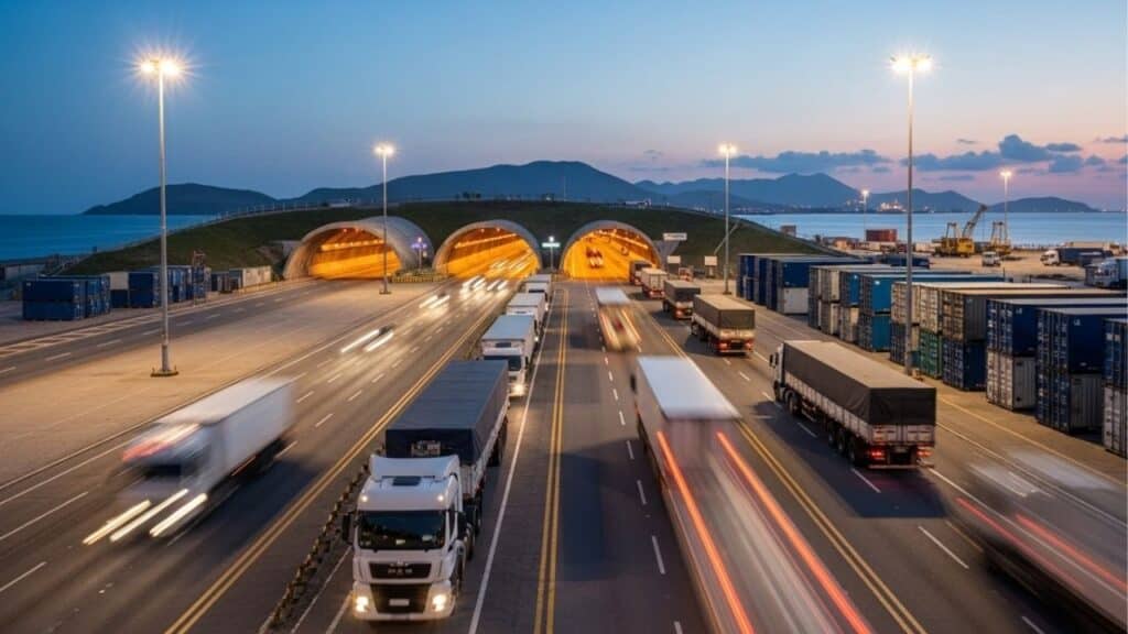 Governo assina contrato com investimento de R$ 7 bilhões para a construção do Túnel Santos-Guarujá, o primeiro submerso do país, que promete reduzir a travessia para até cinco minutos