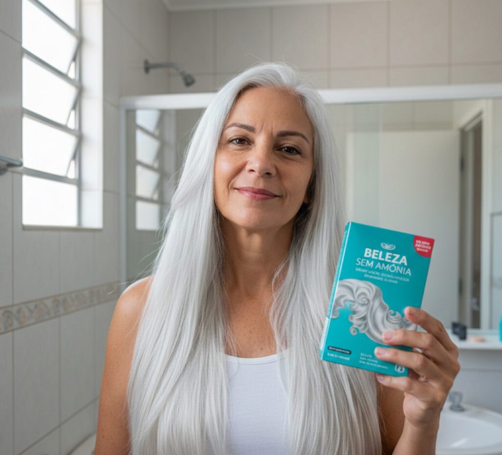 Adeus retoque constante: essas 3 tintas sem amônia baratinhas ajudam a manter o cabelo branco bonito e uniforme