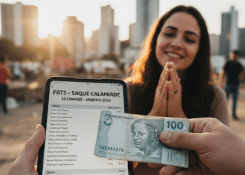 Governou liberou a lista das 12 cidades que vão receber o saque calamidade do FGTS em janeiro de 2026