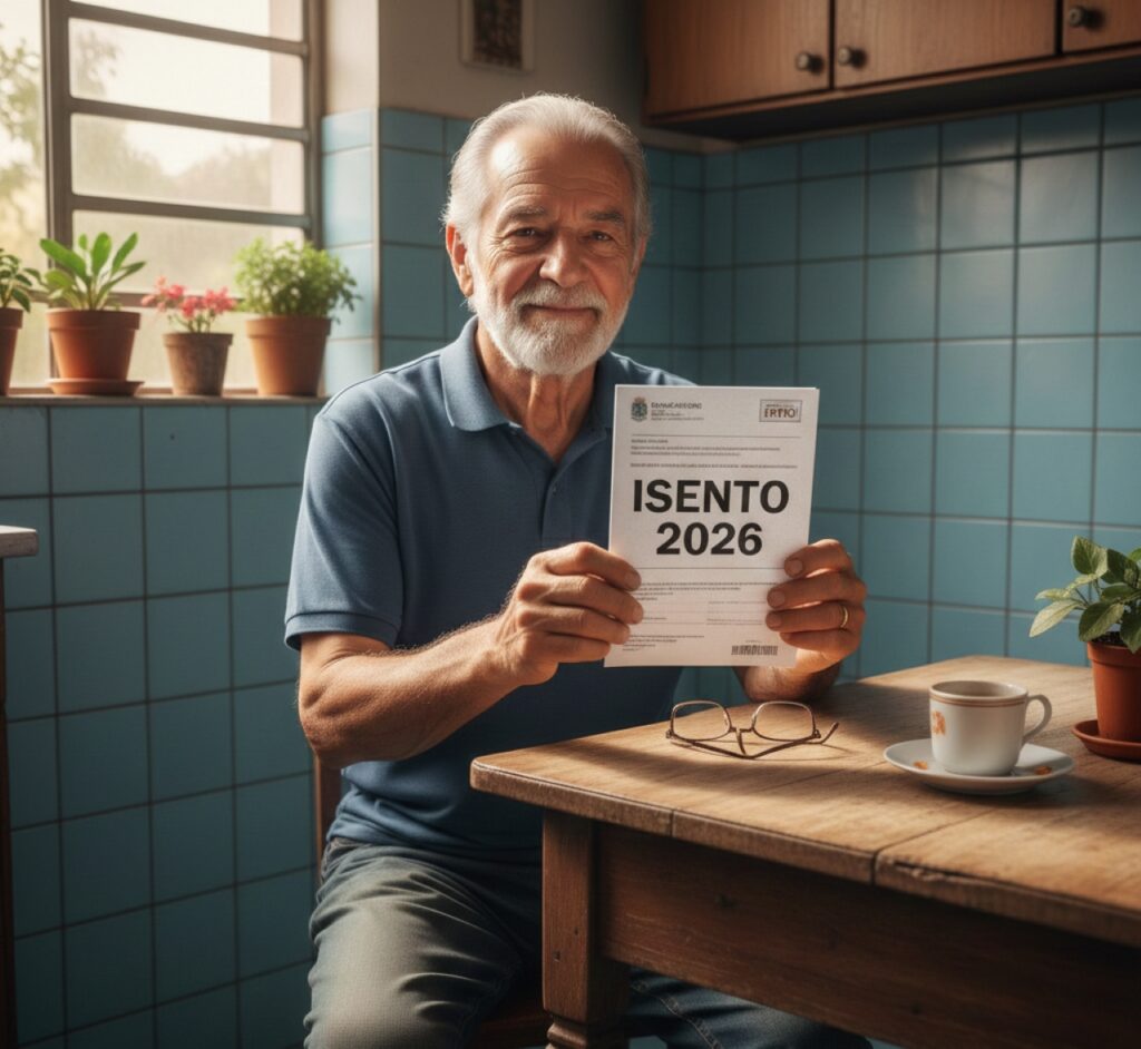 Governo anunciou a isenção do IPTU 2026 para idosos