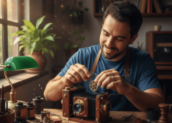Como fazer uma câmera caseira 100% mecânica que não usa nada de eletrônica