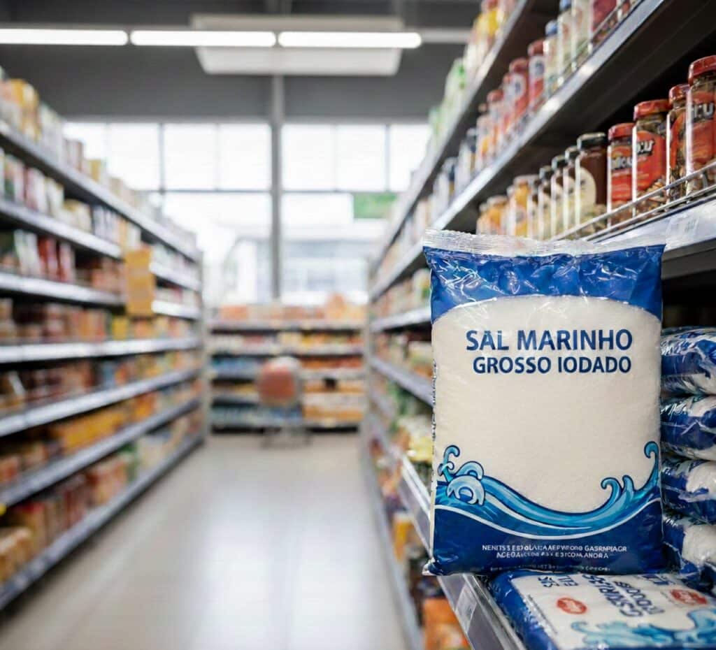 Anvisa suspende lote de Sal Grosso famoso vendido nos mercados brasileiros por reprovar no teste de análise fiscal