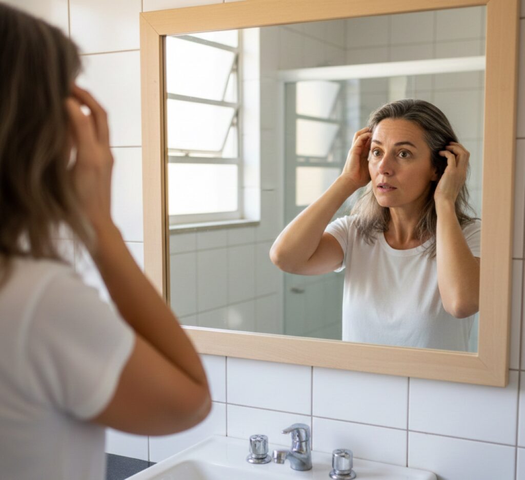 4 erros comuns que fazem o cabelo branco aparecer mais rápido e como evitar sem gastar muito