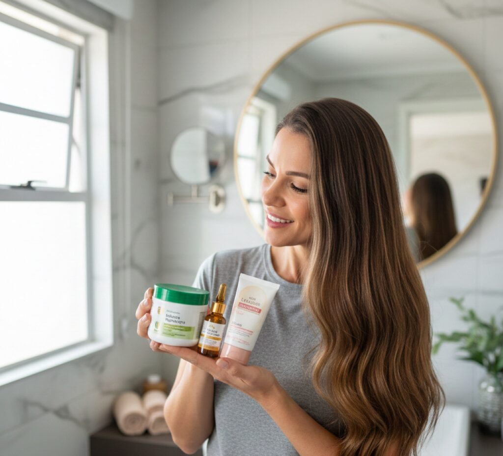 Top 5 produtos de farmácia que cabeleireiros usam em casa e que fazem diferença no cabelo