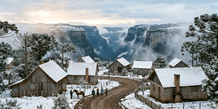 Imagem ilustrativa / Cambará do Sul, terra dos cânions, abriga Itaimbezinho e Fortaleza nos Parques Aparados da Serra e Serra Geral, com paredões de até 700m.