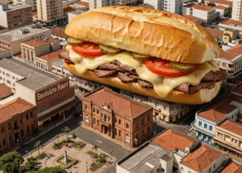 Uma "capital do sanduíche" em SP ganhou fama pela gastronomia e qualidade de vida que atraí pessoas no interior