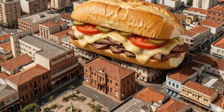 Uma "capital do sanduíche" em SP ganhou fama pela gastronomia e qualidade de vida que atraí pessoas no interior