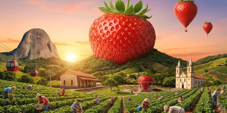 A Terra do Morango é um refúgio tradicional para paulistanos que buscam qualidade de vida.