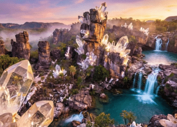 O "Chakra" do planeta de 1 bilhão de anos no Goiás acima de uma mina de quartzos está atraindo místicos para meditação