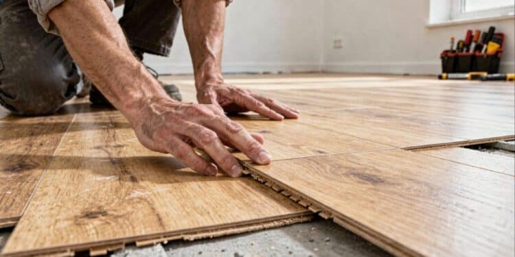 Piso vinílico que imita madeira vira a tendência de 2026 para renovar a sala sem fazer sujeira de obra