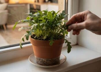 Segredo para plantar rúcula em vaso e colher folhas orgânicas no apartamento em apenas 30 dias