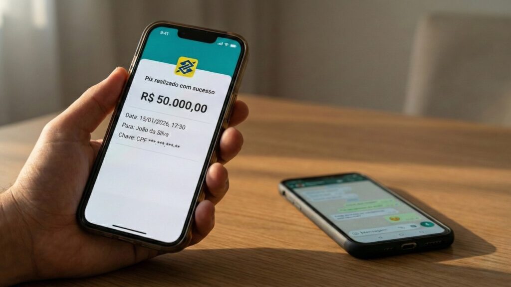 Homem que transferiu R$ 50 mil por Pix errado recebe valor de volta e mais R$ 10 mil por danos morais