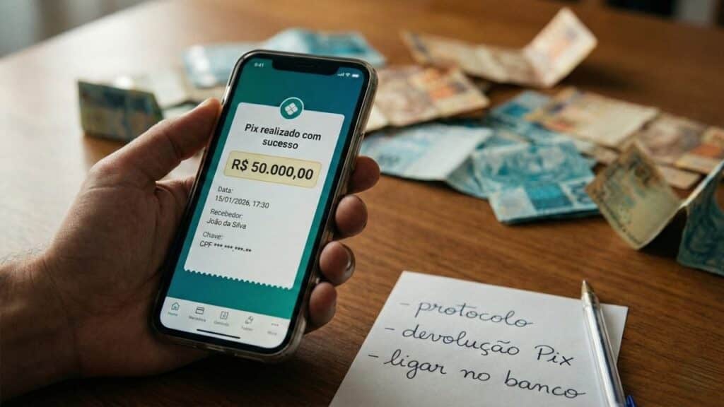 Homem que enviou R$ 50 mil por engano via Pix consegue reembolso e ainda recebe R$ 10 mil por danos morais
