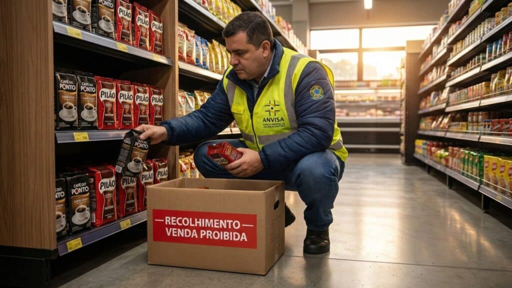 Anvisa suspende marcas populares de café após identificar riscos à saúde e determina retirada dos produtos do mercado