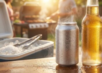 Como gelar cerveja em 5 minutos com água e sal grosso sem correr risco de congelar ou estourar as latas