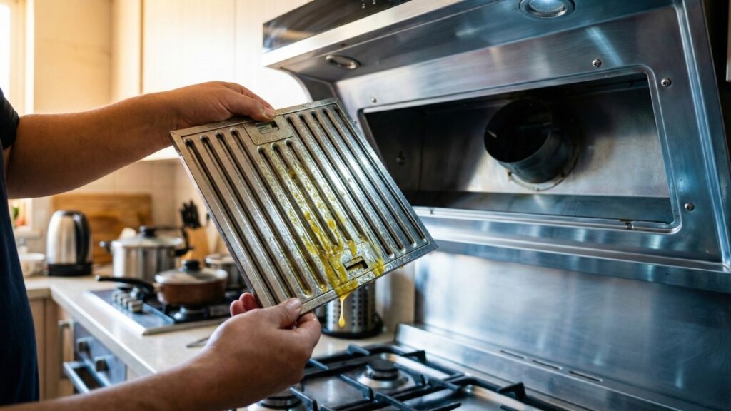 Como limpar o exaustor da cozinha com solução caseira e evitar que a gordura acabe com a eficiência do aparelho