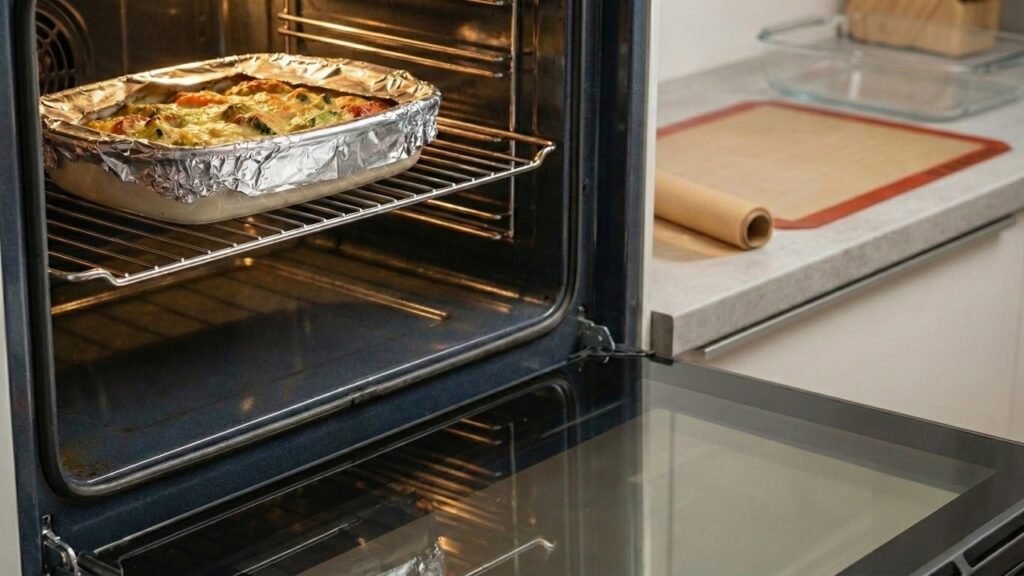 Esse hábito comum com papel alumínio no forno elétrico pode danificar o aparelho e alterar o sabor dos alimentos