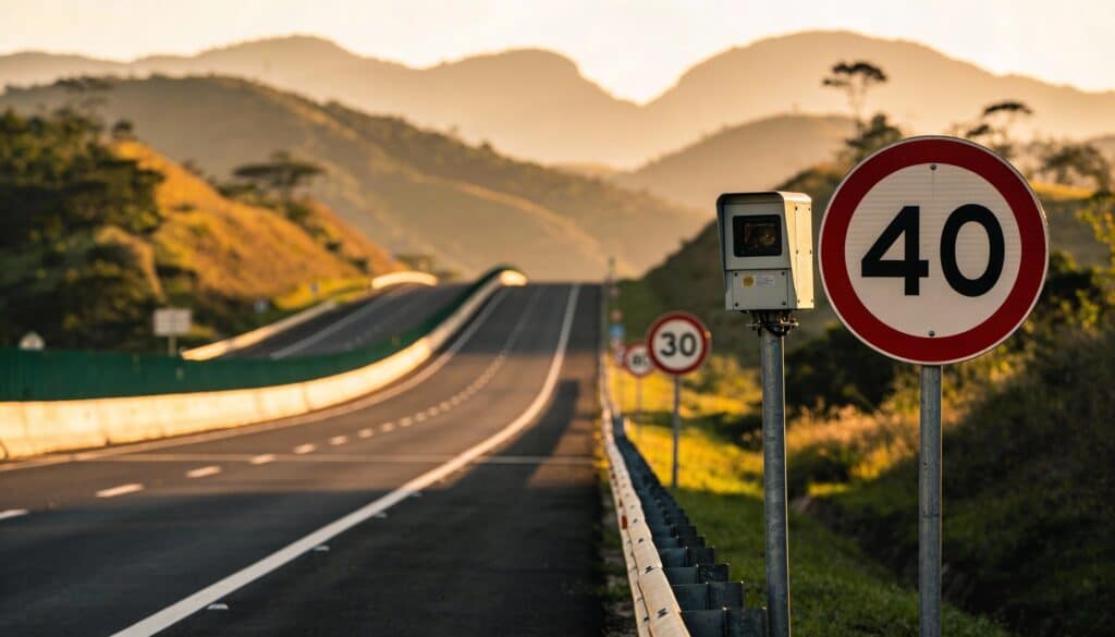 Limites de velocidade para dirigir nas estradas foi alterada