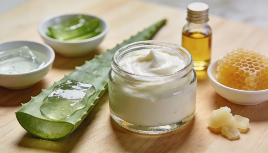 Como preparar um creme facial com aloe vera para ajudar na produção de colágeno e cuidar da pele