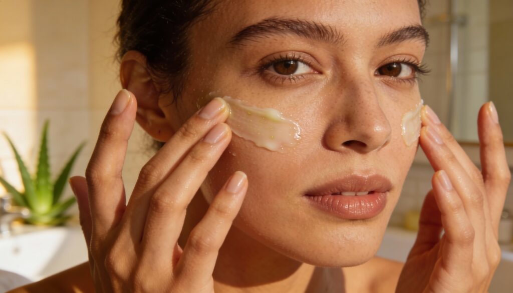 Como preparar um creme facial com aloe vera para ajudar na produção de colágeno e cuidar da pele