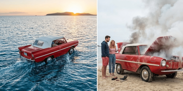 Esses carros custavam milhões, mas decepcionaram tanto no asfalto quanto na água