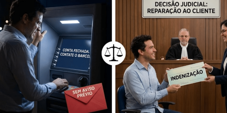 Banco é responsabilizado por encerrar conta de forma irregular