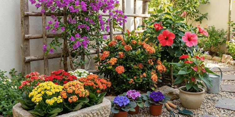 Espécies ornamentais que florescem várias vezes por ano e valorizam o jardim